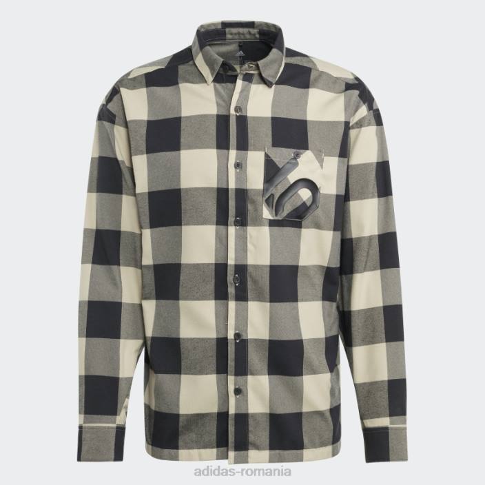 Adidas savanna cinci zece marca de cămașă de flanel curajos (gen neutru) adidas unisex savana/negru 2JBN5655