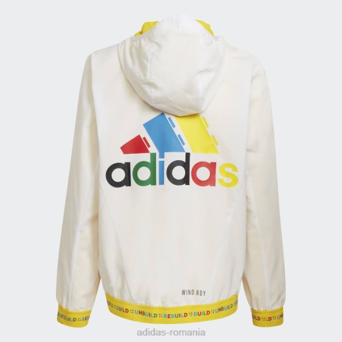 Adidas alb x lego play windbreaker fierbinte unisex alb/galben/rosu 2JBN18951
