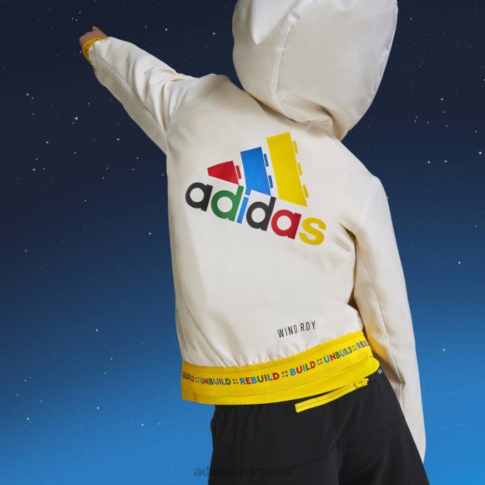 Adidas alb x lego play windbreaker fierbinte unisex alb/galben/rosu 2JBN18951