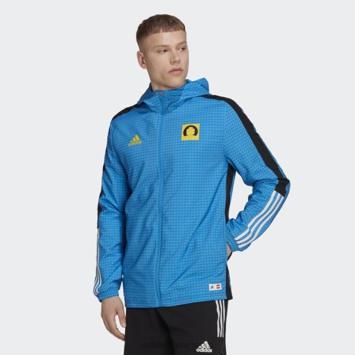 Adidas blue tiro x lego windbreaker fashion unisex albastru/galben 2JBN15259
