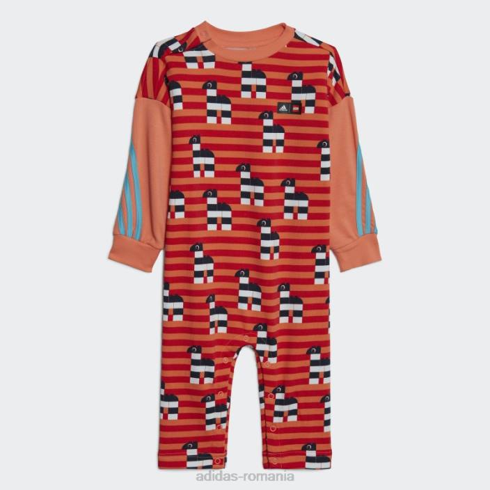 Adidas body coral hot x clasic lego unisex coral/albastru 2JBN11600