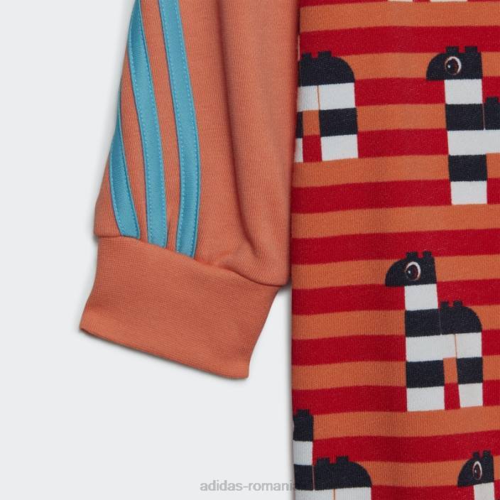 Adidas body coral hot x clasic lego unisex coral/albastru 2JBN11600