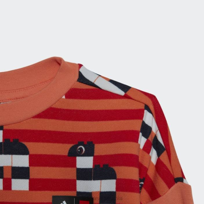 Adidas body coral hot x clasic lego unisex coral/albastru 2JBN11600