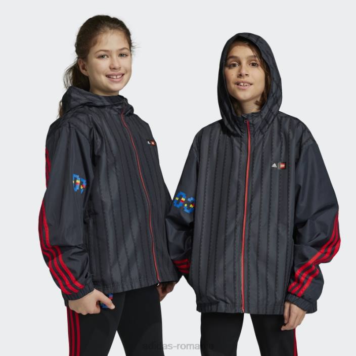 Adidas carbon x clasic lego parcă de vânt la modă unisex carbon/rosu 2JBN11617