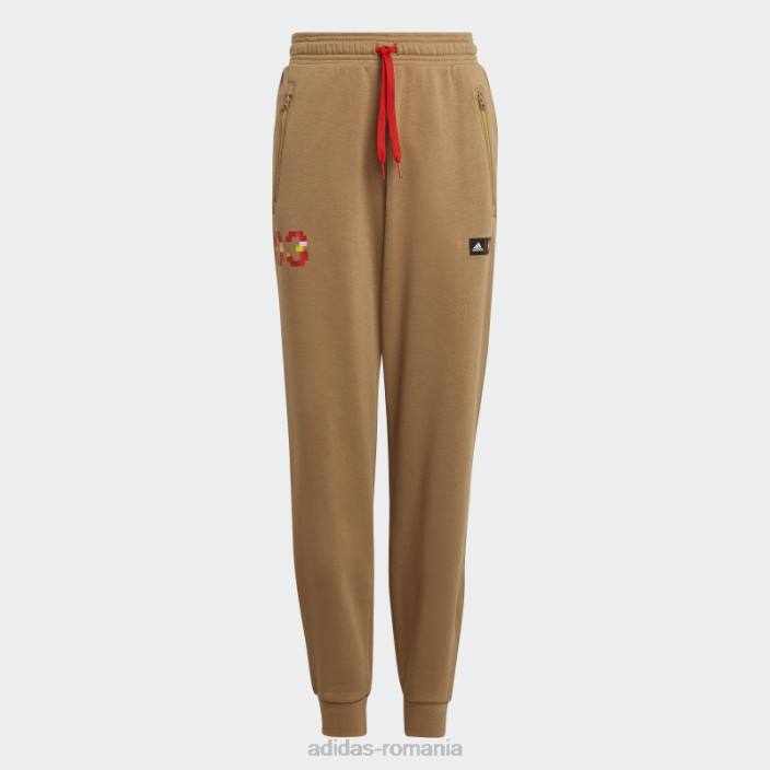Adidas carton x joggeri clasici lego fierbinti unisex carton/galben 2JBN18628