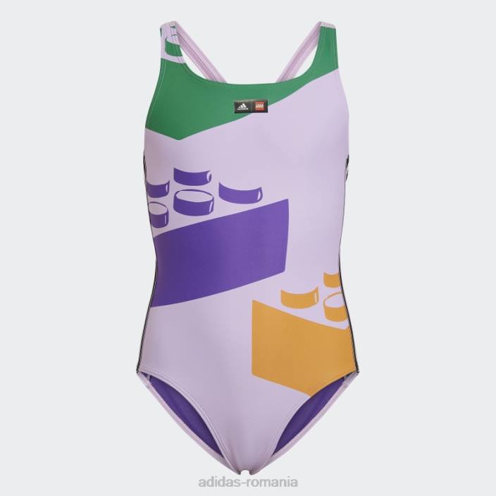 Adidas costum de baie liliac x lego unisex liliac 2JBN19228