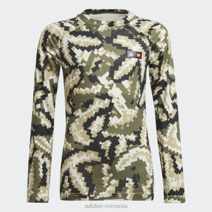Adidas măsline fashion x lego baumhaus top cu mânecă lungă unisex măslin/nisip/alb/negru 2JBN18922