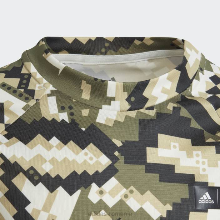 Adidas măsline fashion x lego baumhaus top cu mânecă lungă unisex măslin/nisip/alb/negru 2JBN18922