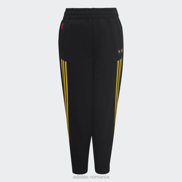 Adidas negru x clasic lego joggeri moda unisex negru/galben/rosu 2JBN18913