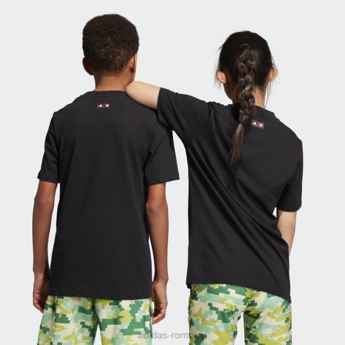 Adidas negru x lego tricou grafic fashion unisex negru 2JBN18805