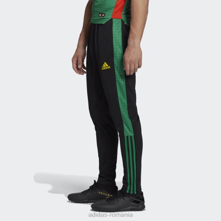 Adidas pantaloni de sport negri tiro x lego fashion unisex negru/verde/galben 2JBN14908