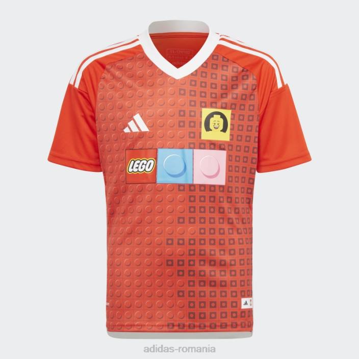 Adidas portocaliu îndrăzneț x lego home tricou modă unisex portocaliu îndrăzneț 2JBN3325