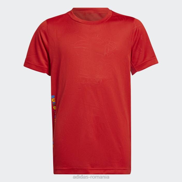Adidas red x lego play tricou moda unisex roșu 2JBN18942