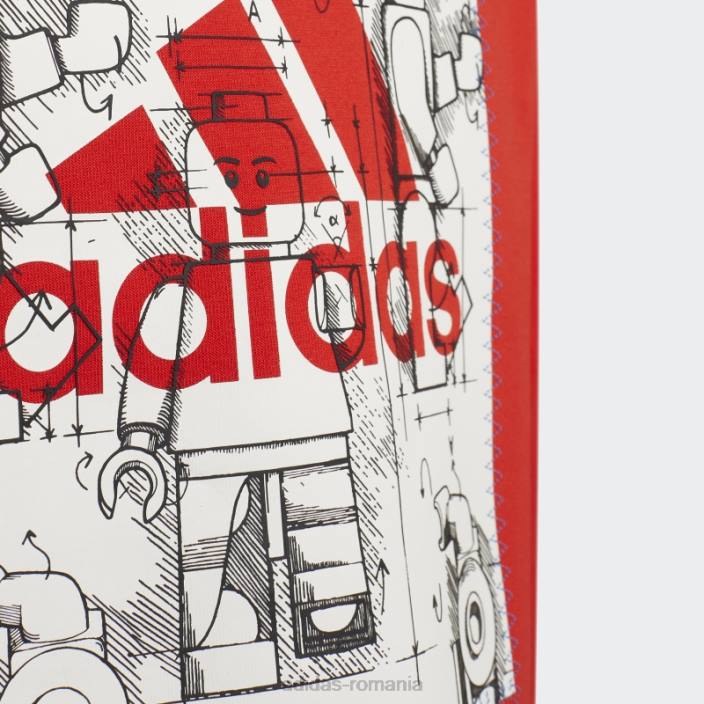 Adidas roșu fashion x lego tech pack pulover echipaj unisex roșu/albastru/alb 2JBN12000