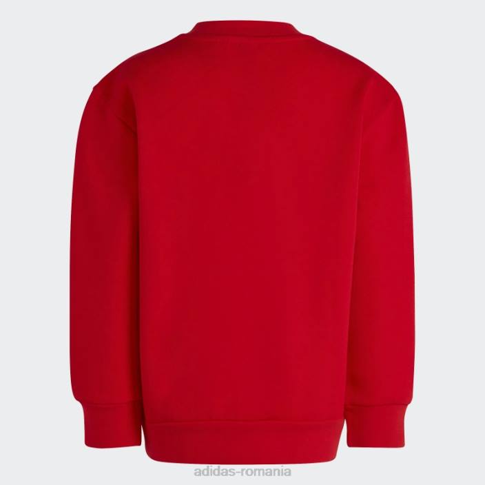 Adidas roșu x clasic lego echipaj hanorac și pantaloni la modă unisex rosu albastru 2JBN18384