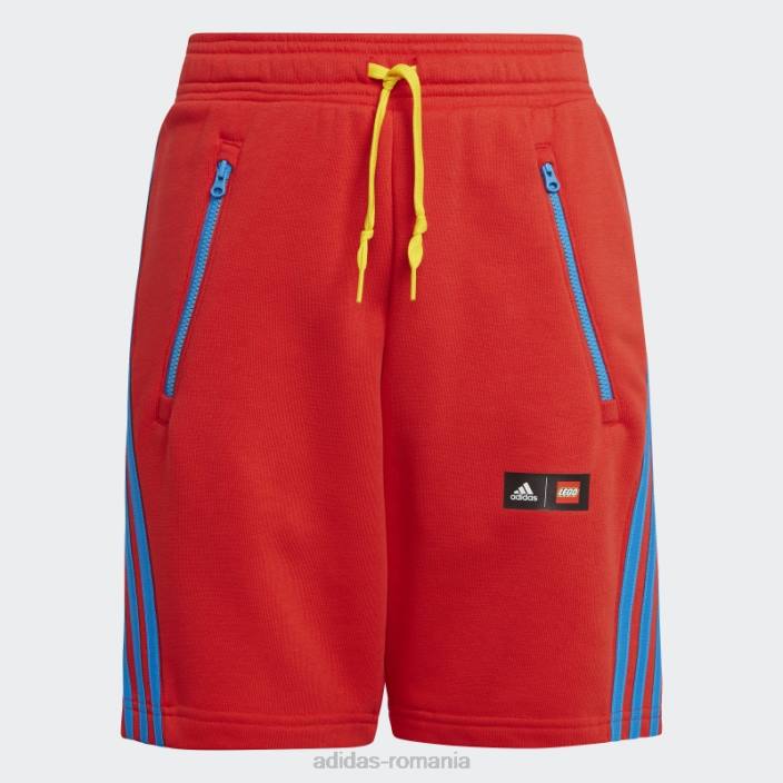 Adidas roșu x clasic lego pantaloni scurți moda unisex rosu albastru 2JBN18714