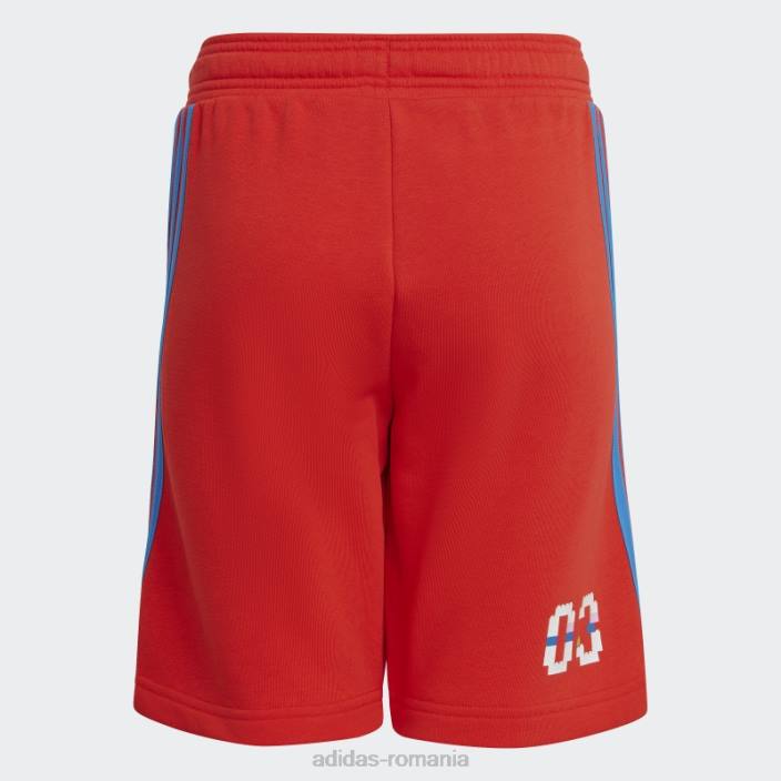 Adidas roșu x clasic lego pantaloni scurți moda unisex rosu albastru 2JBN18714