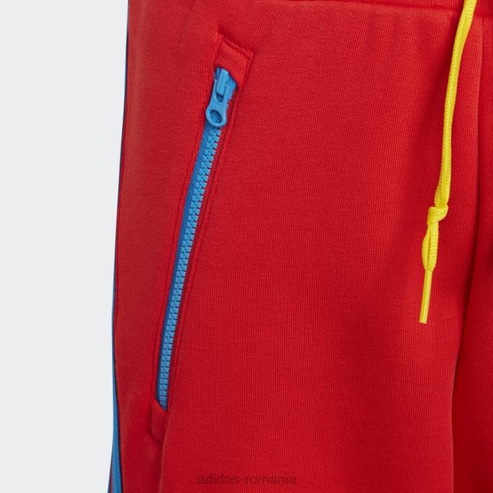 Adidas roșu x clasic lego pantaloni scurți moda unisex rosu albastru 2JBN18714