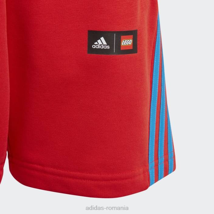Adidas roșu x clasic lego pantaloni scurți moda unisex rosu albastru 2JBN18714