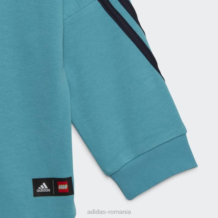 Adidas set jachetă și pantaloni lego albastru x clasic fierbinte unisex cerneală albastră 2JBN18402