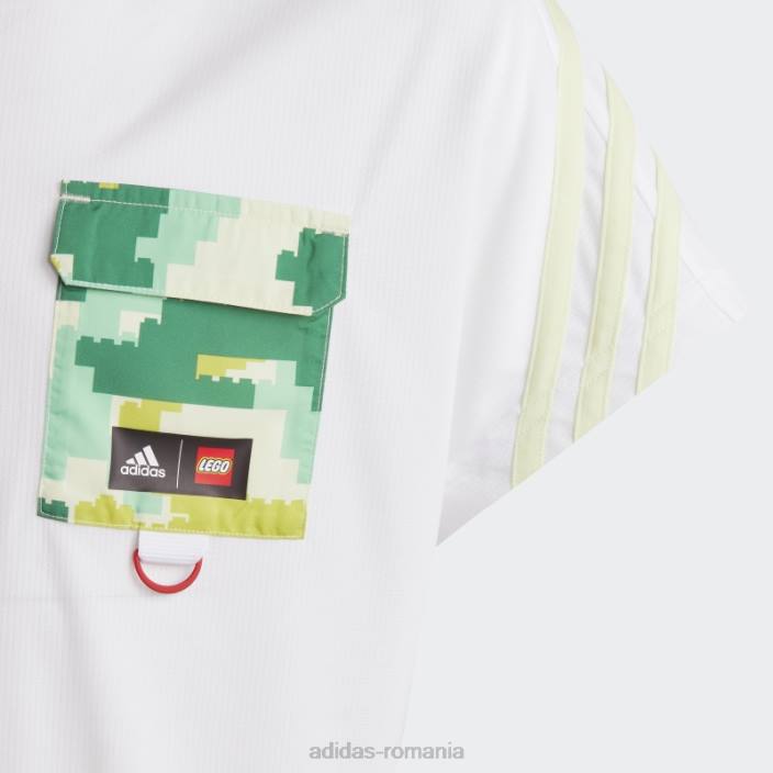 Adidas tricou alb x lego play fierbinte unisex alb negru 2JBN18807
