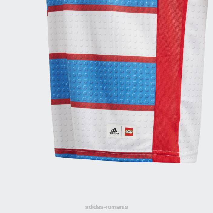 Adidas tricou albastru tiro x lego home fierbinte unisex albastru/alb/galben 2JBN11584