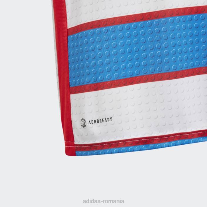 Adidas tricou albastru tiro x lego home fierbinte unisex albastru/alb/galben 2JBN11584
