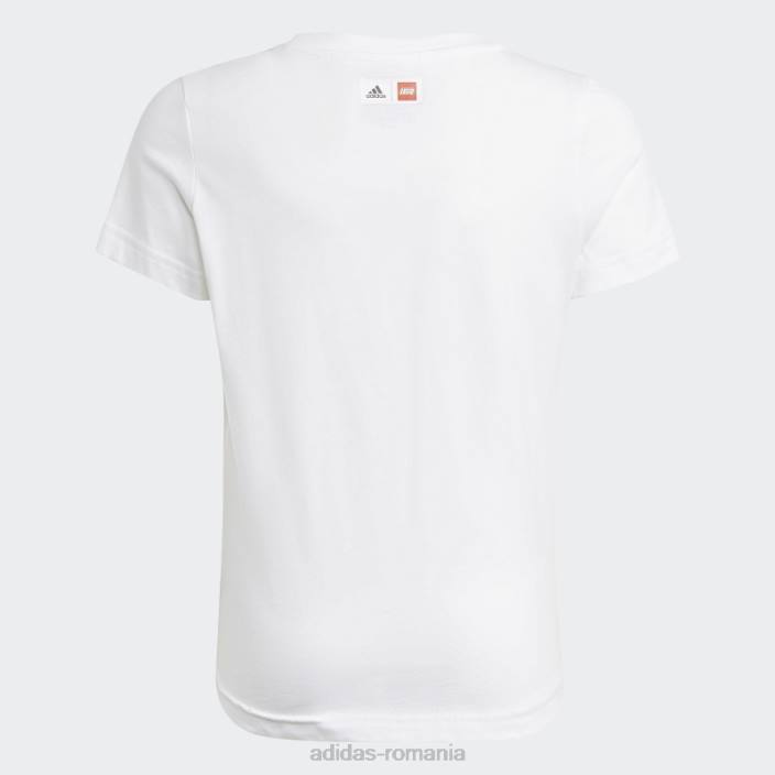 Adidas tricou grafic alb fashion x clasic lego unisex alb 2JBN3489