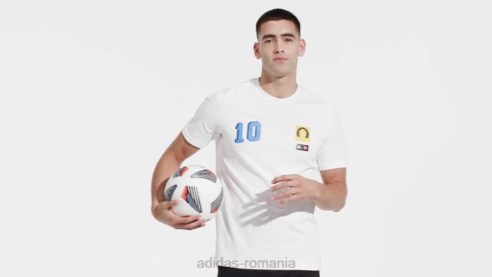 Adidas tricou grafic alb x lego fotbal de modă unisex alb 2JBN7323