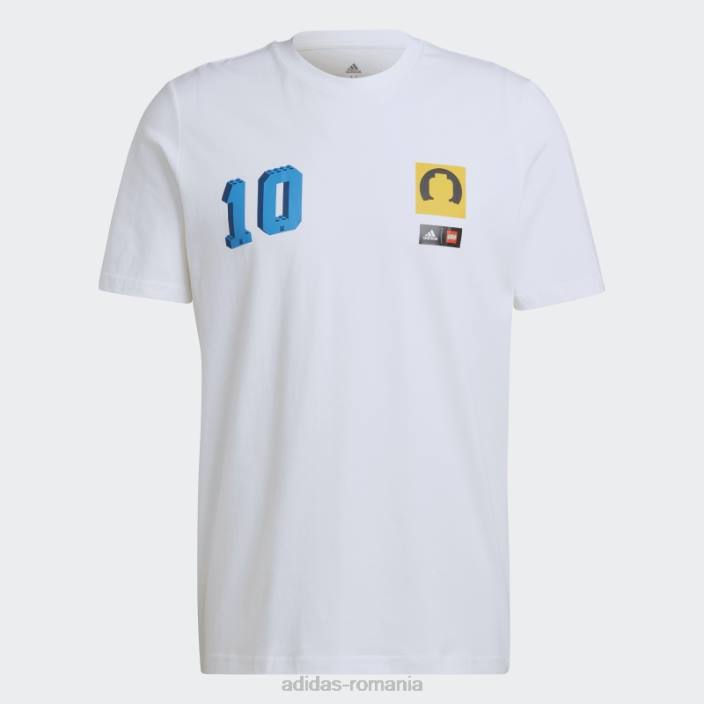 Adidas tricou grafic alb x lego fotbal unisex alb 2JBN14901