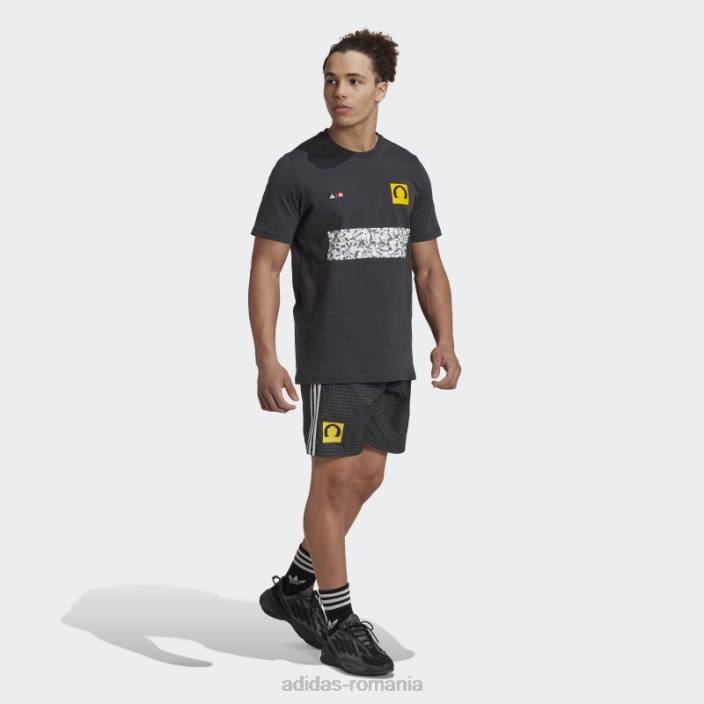 Adidas tricou grafic carbon x lego fotbal fierbinte unisex carbon 2JBN20548
