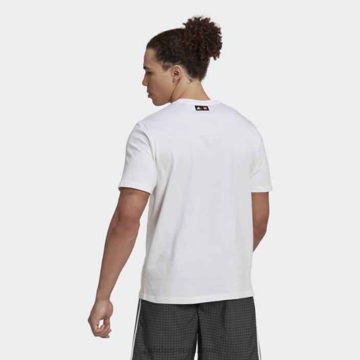 Adidas tricou grafic de fotbal x lego alb fierbinte unisex alb 2JBN20258
