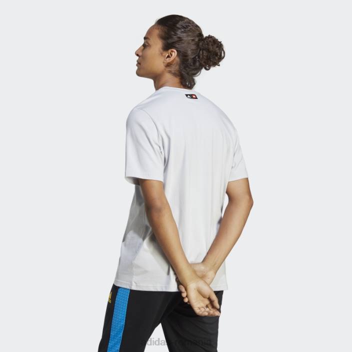 Adidas tricou grafic de fotbal x lego gri unisex gri 2JBN20398
