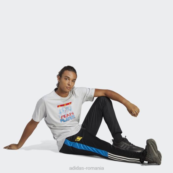 Adidas tricou grafic de fotbal x lego gri unisex gri 2JBN20398