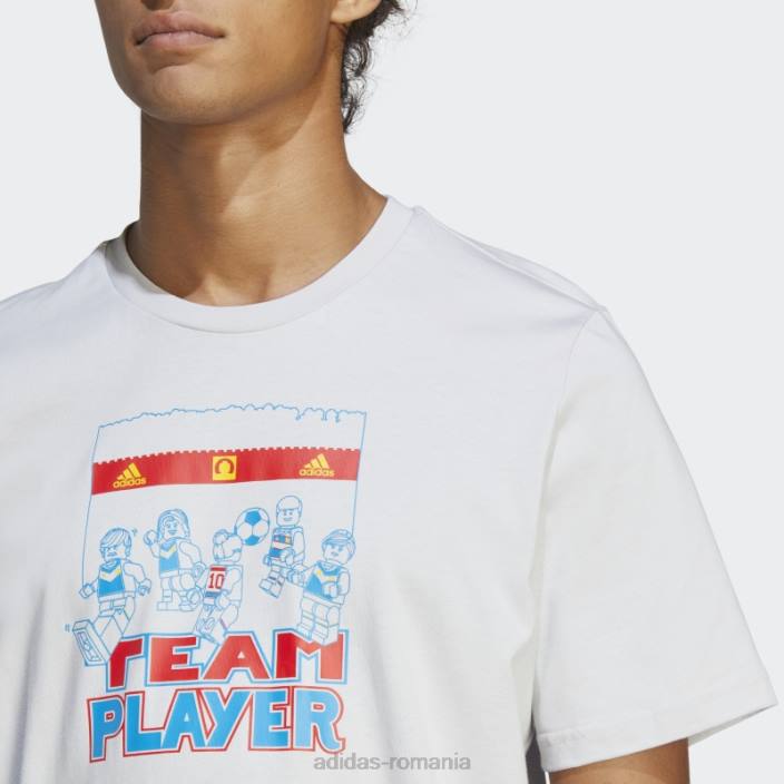 Adidas tricou grafic de fotbal x lego gri unisex gri 2JBN20398
