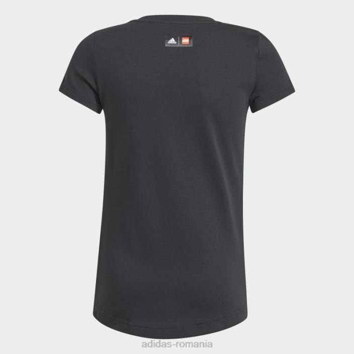 Adidas tricou grafic negru x lego fierbinte unisex negru 2JBN19289