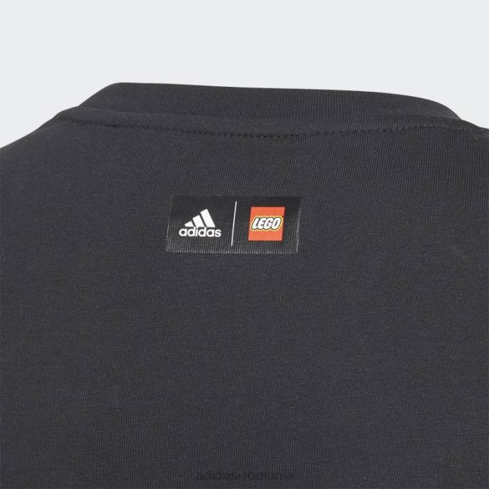 Adidas tricou grafic negru x lego fierbinte unisex negru 2JBN19289
