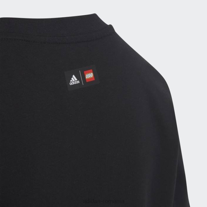 Adidas tricou grafic negru x lego fierbinte unisex negru 2JBN24941