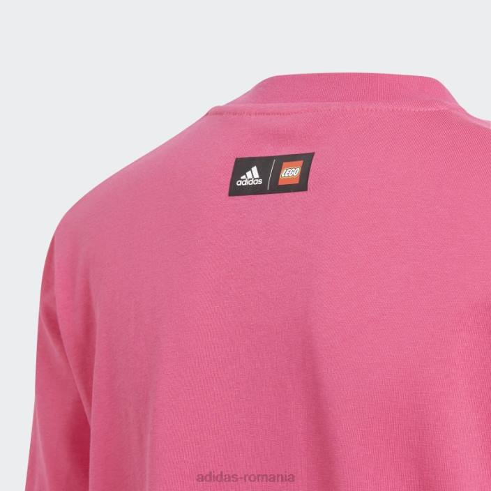 Adidas tricou grafic real magenta x lego fierbinte unisex magenta real 2JBN18970