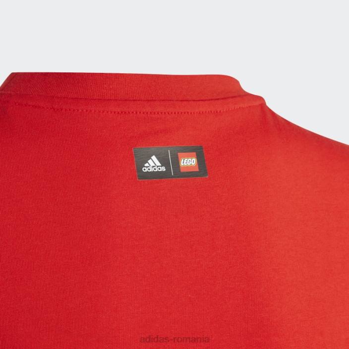 Adidas tricou grafic x lego roșu unisex roșu 2JBN11628
