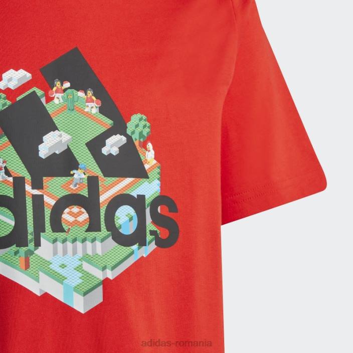Adidas tricou grafic x lego roșu unisex roșu 2JBN11628