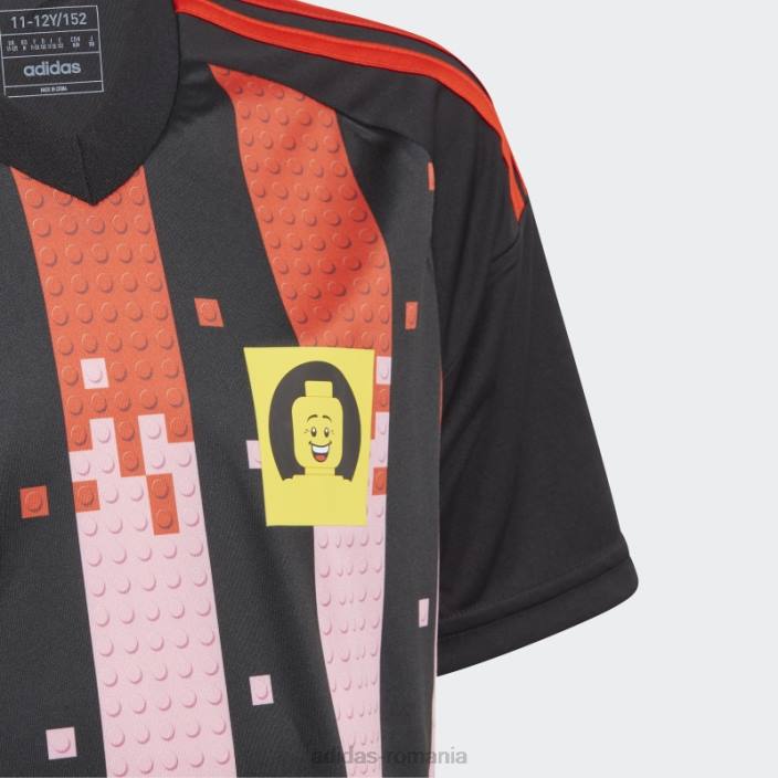 Adidas tricou negru fashion x lego tiro away unisex negru/portocaliu îndrăzneț 2JBN18630