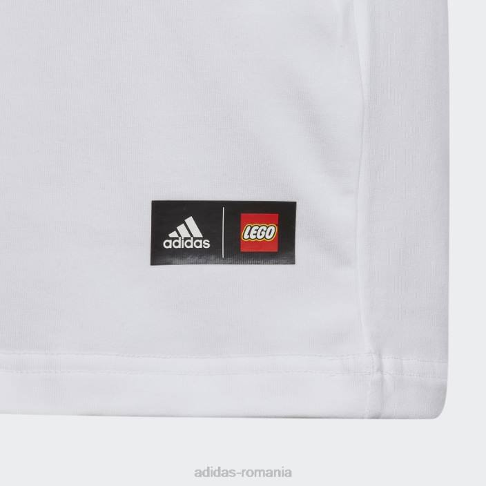 Adidas tricou white hot x lego vidiyo unisex alb 2JBN18948