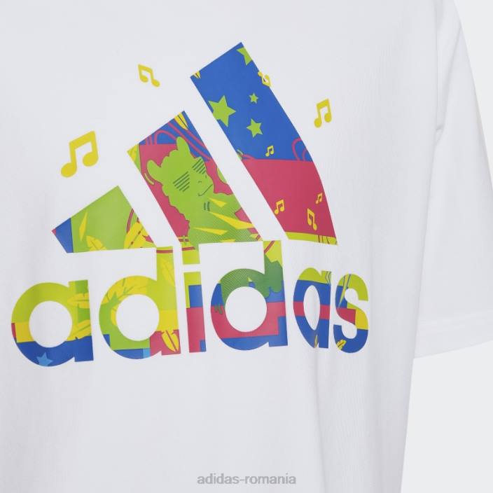 Adidas tricou white hot x lego vidiyo unisex alb 2JBN18948