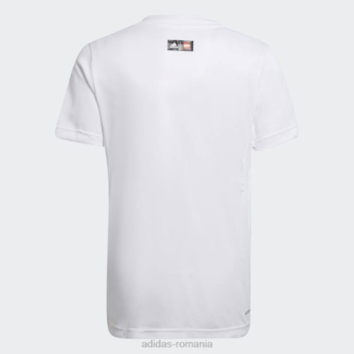 Adidas tricou x lego play alb fierbinte unisex alb 2JBN18937
