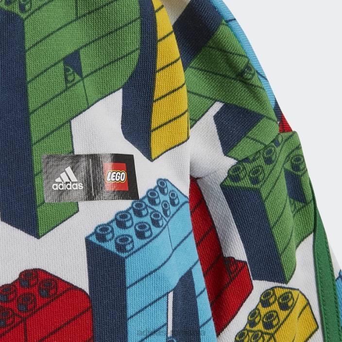 Adidas x body lego clasic alb fashion unisex alb/verde 2JBN3412