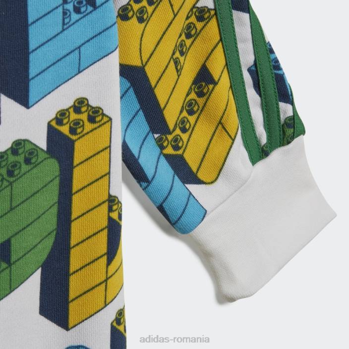 Adidas x body lego clasic alb fashion unisex alb/verde 2JBN3412
