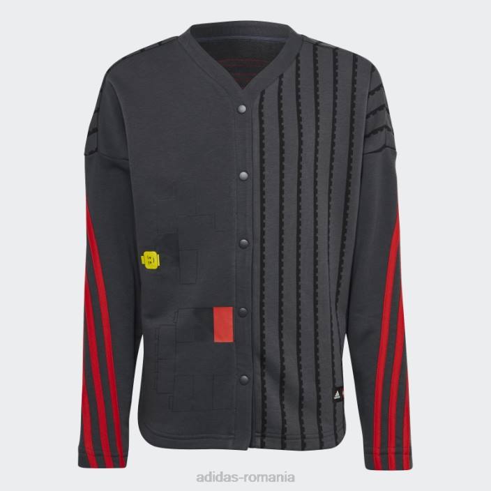 Adidas x cămașă clasică lego carbon unisex carbon/rosu 2JBN18740