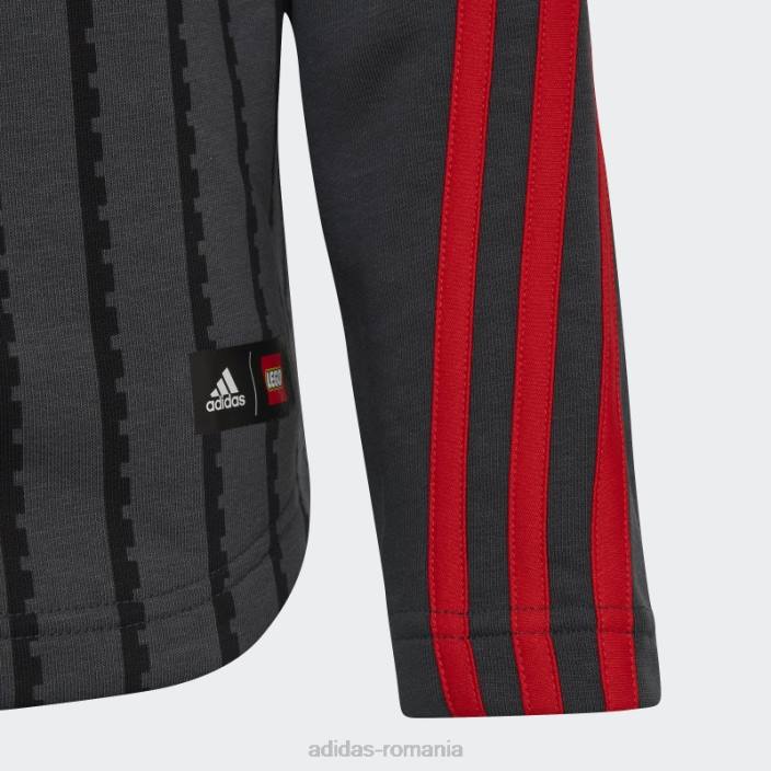 Adidas x cămașă clasică lego carbon unisex carbon/rosu 2JBN18740