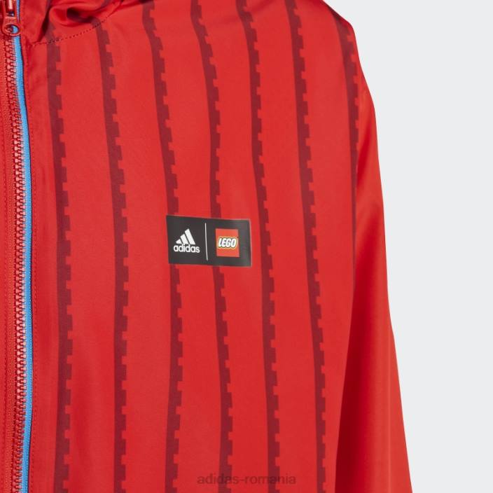 Adidas x classic lego windbreaker red fashion unisex rosu albastru 2JBN18693